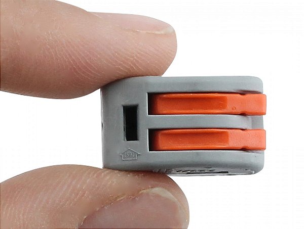 Conector tipo Wago 2 vias 0,08 a 4,00mm 32A 450V