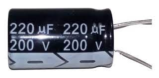 Capacitor Eletrolitico 220uF 200V
