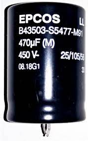 Capacitor Eletrolitico 470uF 450V