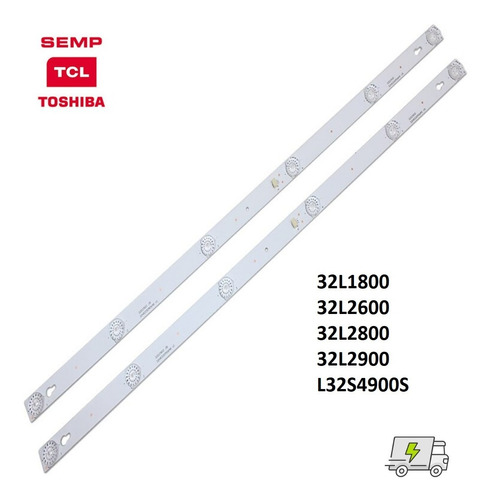 Kit Barra Led  TCL - Toshiba 32L1800 - PROMOÇÃO 17% DE DESCONTO
