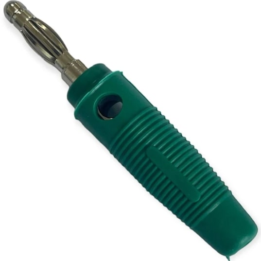 Plug banana Profissional 4mm Verde