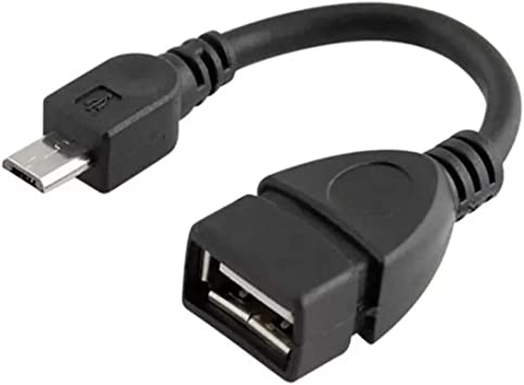 Cabo OTG V8 USB A fêmea para micro USB