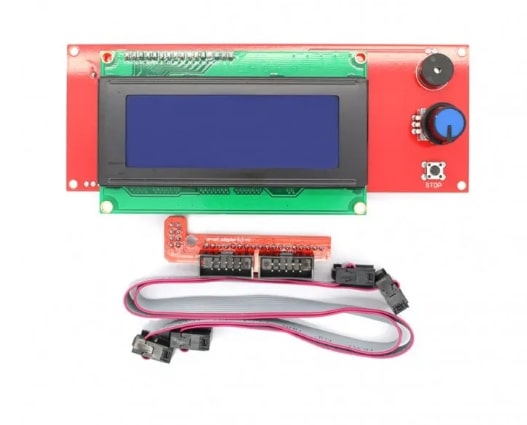 Display LCD 20x4 para Impressora 3D RepRap Ramps 1.4 com Slot SD