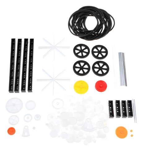 KIT de Engrenagens e acessórios Diversos com 92 Itens