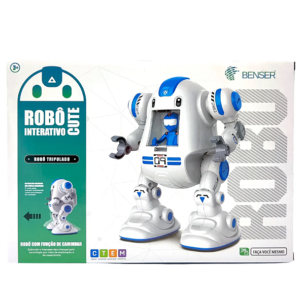 Brinquedo Robo Interativo Cute Com Inmetro