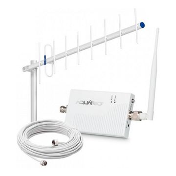 Repetidor de Sinal de Celular Kit Antena de 700 MHz 60 DB Cabo de 15 Metros Aquario RP 760 RP 760 Eletronica Cuiaba
