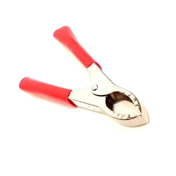 Garra de Jacaré 73mm 20A Vermelha