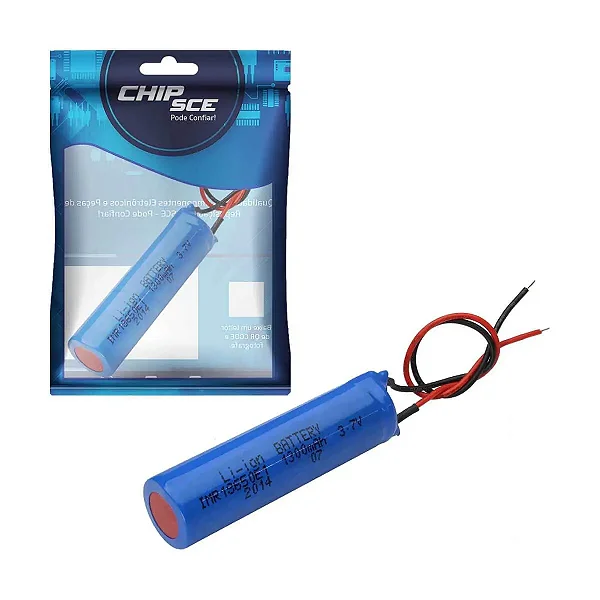 bateria 3.7v 1300mah li-ion - Industrial CR18650