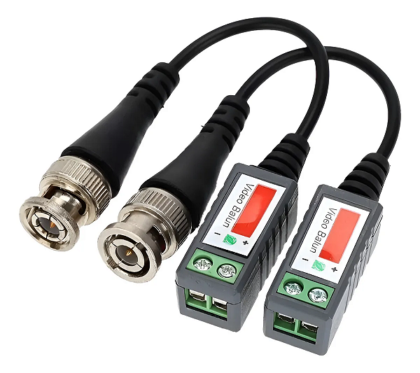 Video Balun Par Transmissor Receptor BNC UTP CFTV