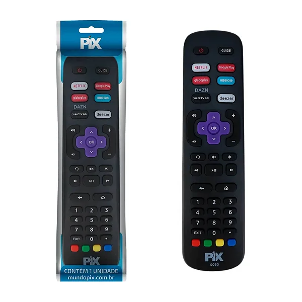 Controle Remoto Compativel AOC Universal C/ Teclas de Atalhos