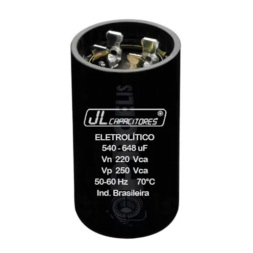 Capacitor de Partida Motor 110/220 540-648uf