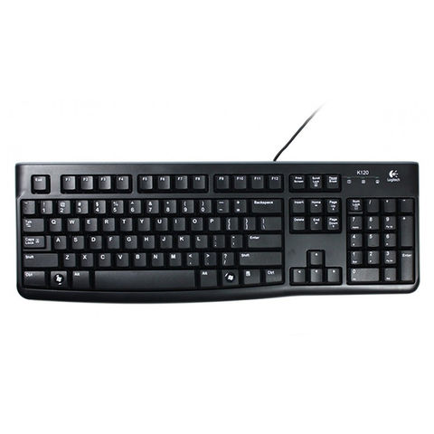 Teclado USB Logitech Preto - K120 - 920-004423