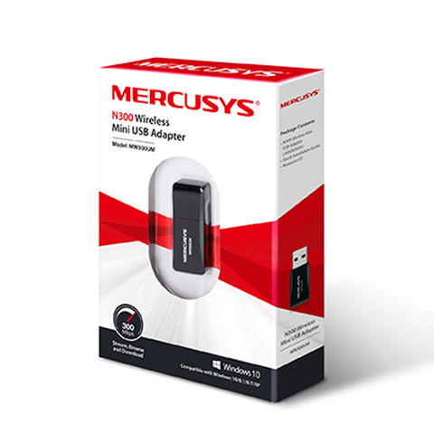 Adaptador USB Wireless Mercusys 300N Mini - MW300UM - MW300UM