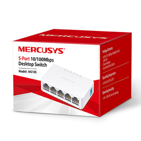 Switch Mercusys MS105 5 Portas 10/100 Mbps - MS105 - MS105