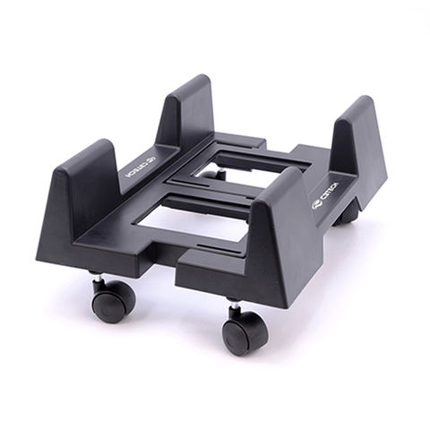 Suporte para Gabinete com Rodinhas Preto C3tech - SC-20BK - SC-20BK