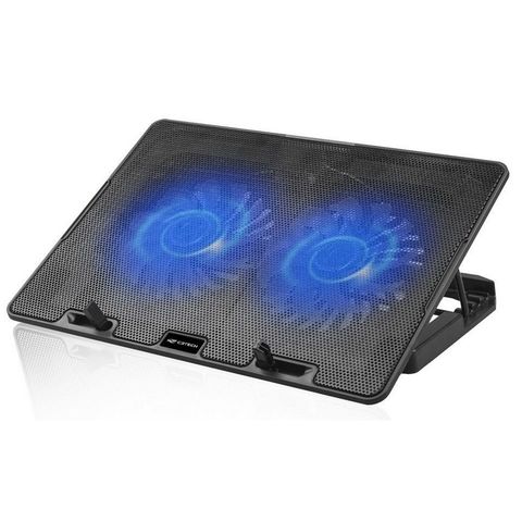 Base para Notebook até 15,6 Polegadas Preto com 2 Cooler e Porta USB C3tech - NBC-50BK - NBC-50V2BK