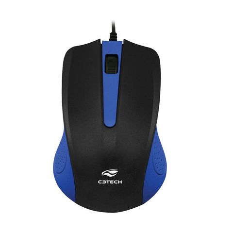Mouse USB C3Tech MS-20BL 1000 Dpi Azul - MS-20BL - MS-20BL