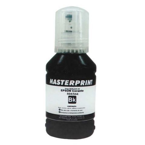 Tinta Bulk Ink Epson 504/544 Preto 127ml Masterprint - R-EP127BK - 226080039