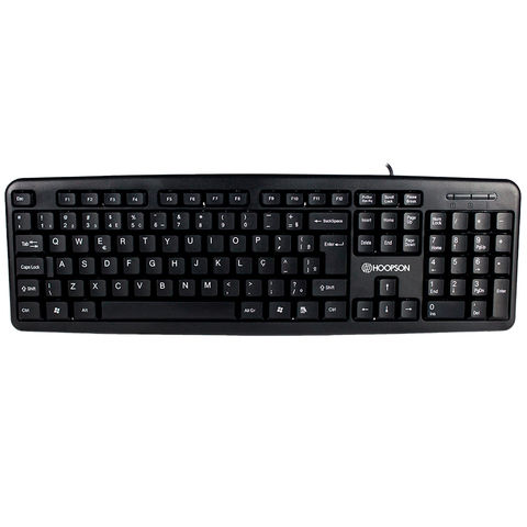 Teclado USB Hoopson Preto - TPC-058 - TPC-058