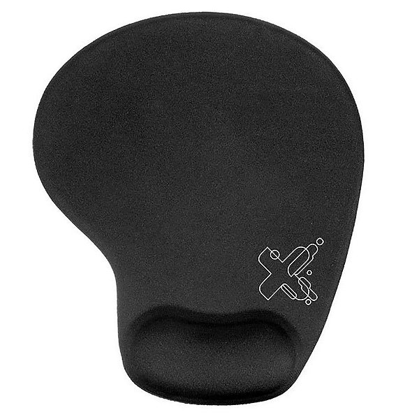 Mouse Pad Gel com Apoio de Punho Preto 233x195x20mm Maxprint - 60000097 - 60000097