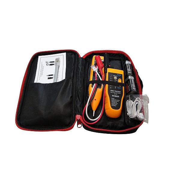Caneta Indutiva + Gerador de Tom + Testador de Cabos montados com RJ45 Seccon SecTool - WH-806R - WH-806R