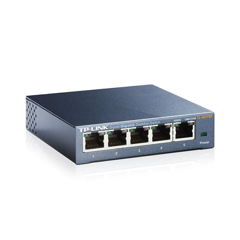 Switch Tp-Link TL-SG105 5 Portas 10/100/1000 Mbps - TL-SG105