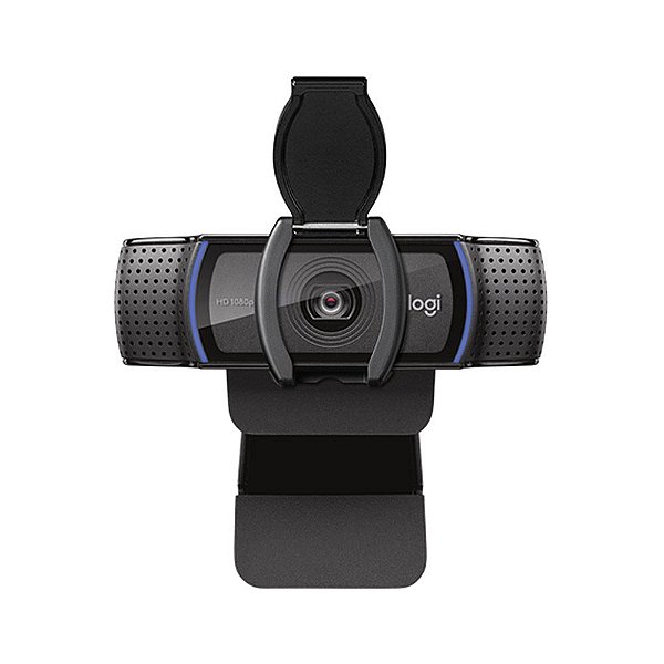 Webcam 2.0MP Logitech C920S Resolução Full HD PRO 1080P com Microfone - 960-001257 - 960-001257