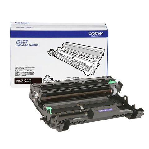 Cilindro Brother DR2340 Preto Original para MFCL2740DW, MFCL2720DW, MFCL2700DW, DCPL2540DW, DCPL2520DW, HLL2360DW, HLL2320D - DR2340