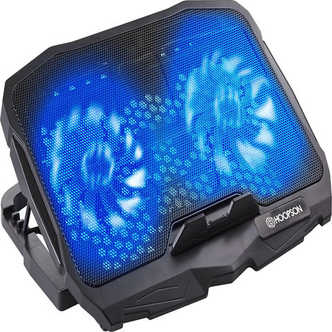Base para Notebook até 17 Polegadas Preto com 2 Coolers e Porta USB Hoopson - BPN-005 - BPN-005