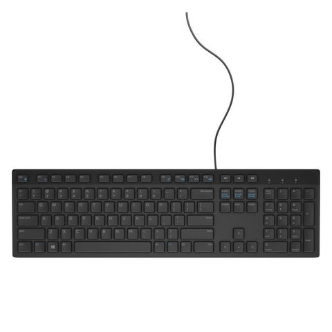 Teclado USB Dell KB216 580-ADIN Preto - 580-ADIN