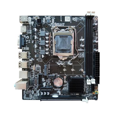 Placa Mãe Goldentec 53752 H61 Box para Intel LGA 1155 Memória DDR3 Som Video e Rede - 53752