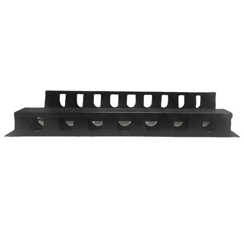 Guia de Cabo para Rack Horizontal Fechado 1U 19 Pol Fibra Metal - GCB - GCB