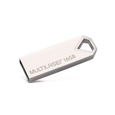 Pen Drive Multilaser 16GB Diamond Metálico - PD850 - PD850