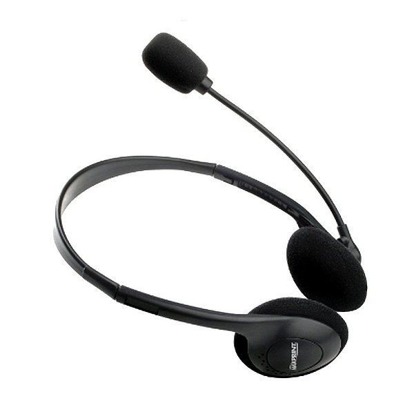 Fone de Ouvido Headset com Microfone Conexão Preto P2 Maxprint - 602314 - 602314