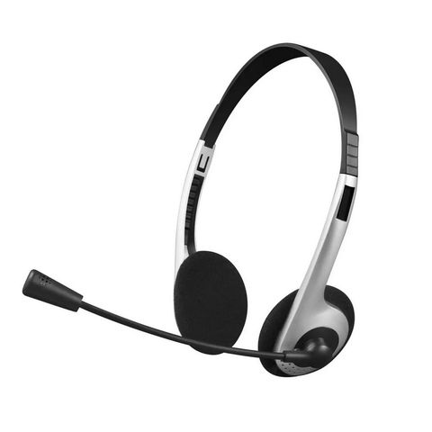 Fone de Ouvido Headset com Microfone Conexão P2 Cinza C3Plus - PH-01SI - PH-01SI