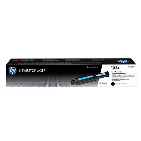 Toner HP Neverstop 103A Preto Original - W1103A - 2.500 páginas para HP Neverstop Laser 1000 Printer series, HP Neverstop Laser MFP 1200 Printer serie - W1103A