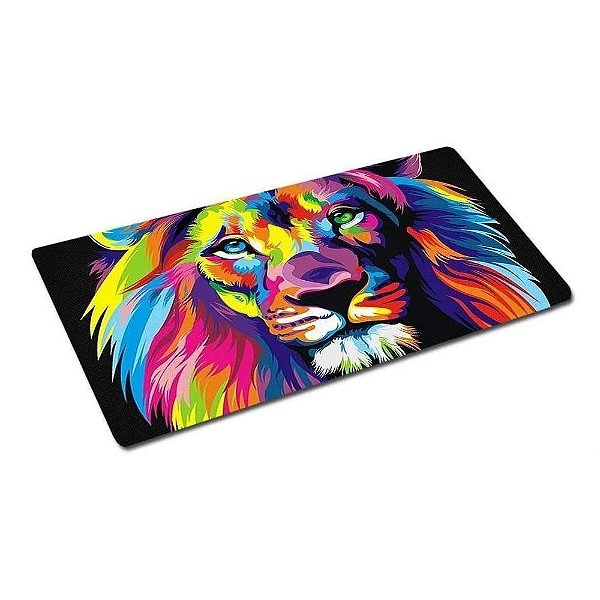 Mouse Pad Gamer Antiderrapante Rei Leão 700x350x3mm Exbom - 3988 - Vendido Unitário - MP-7035C40 - 3988