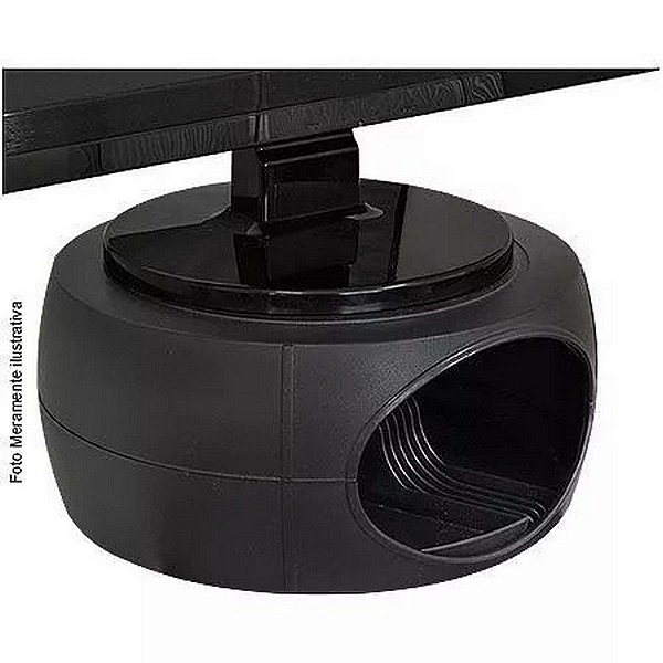Suporte para Monitor Redondo Preto Masticmol - SM100 - SM100.031
