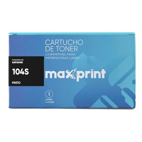 Toner Samsung Preto Maxprint - D104S - 5612159 - 5612159