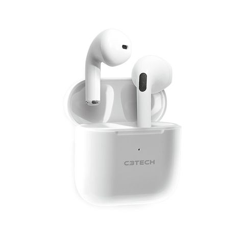 Fone de Ouvido Auricular TWS Bluetooth Branco C3tech - EP-TWS-21WH - 410060480400