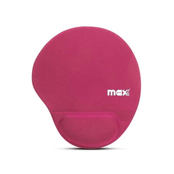 Mouse Pad Gel com Apoio de Punho Rosa 255x220x20mm Maxprint - 60000095 - 60000095 - ROSA