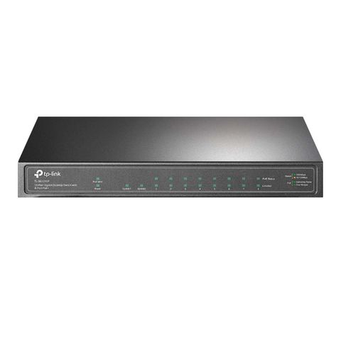 Switch PoE+ Tp-Link TL-SG1210P 8 Portas 10/100/1000 Mbps PoE+ 63w + 1 Portas 10/100/1000 Up Link + 1 Porta SFP - TL-SG1210P