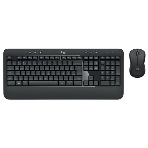 Kit Teclado + Mouse sem Fio Logitech Comfort MK540 1000dpi Preto - 920-008674 - 920-008674