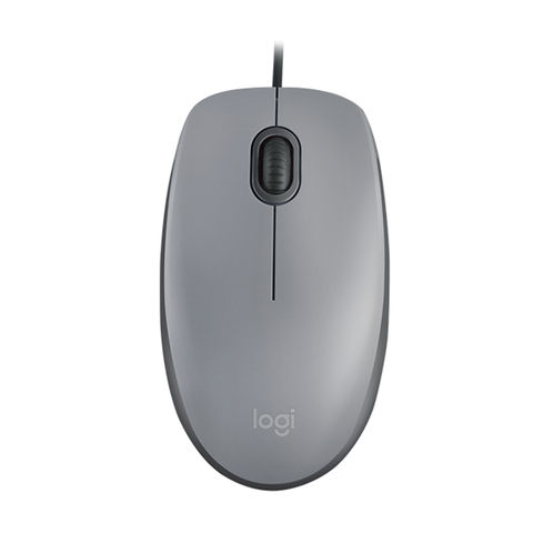 Mouse USB Logitech M110 Silent 1000 Dpi Cinza - 910-006757 - 910-006757
