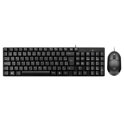 Kit Teclado + Mouse USB Multi Preto - TC309 - TC309