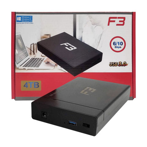 Gaveta Externa Case para HD / SSD Sata 3,5/2,5 USB 3.0 Preto F3 - 1503 - 1503