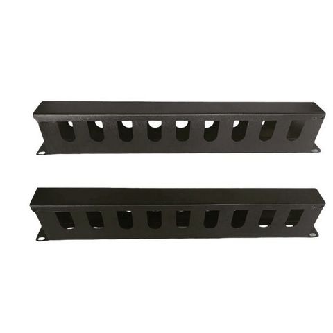 Guia de Cabo para Rack Horizontal Fechado 2U 19 Pol Fibra Metal - GCB2 - GCB2