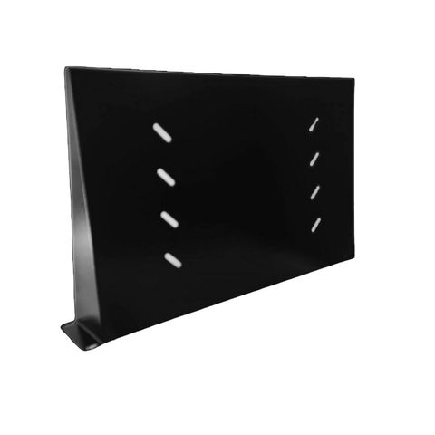 Bandeja Frontal Fixa para Rack 1U 19Pol 250mm Preto Fibra Metal - BBF250 - BBF250