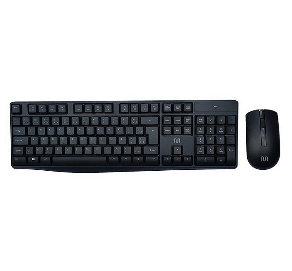 Kit Teclado + Mouse sem Fio Multi CS100 Preto - TC270 - TC270