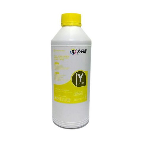 Tinta Recarga Cartucho HP Amarelo 1 Litro X-Full Potencial Suprimentos - 4863 - 4963